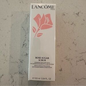 Lancome Rose Sugar Exfoliating Scrub - Gentle Exfoliation & Plumping -Sealed box
